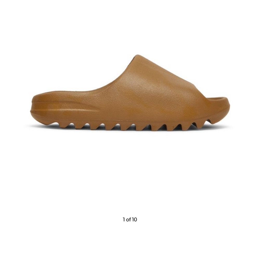 Adidas Yeezy Slides in Orchre